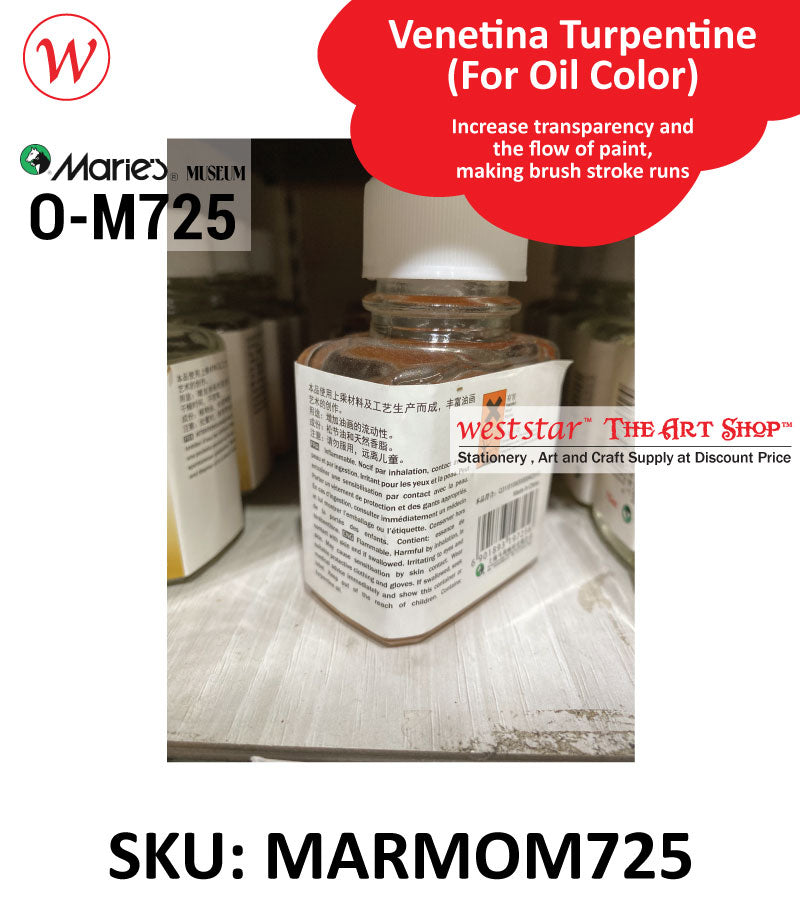 Marie's Museum - Venetina Turpentine - O-M725 - 75ml | (For Oil Color)