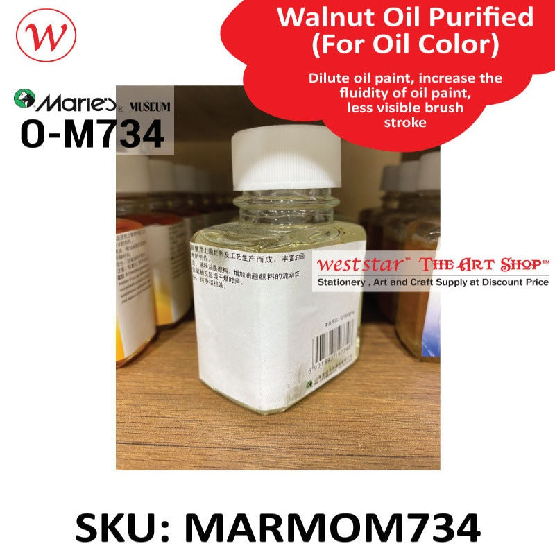 Marie's Museum - Walnut Oil Purified - Oil Col Medium 0-M734