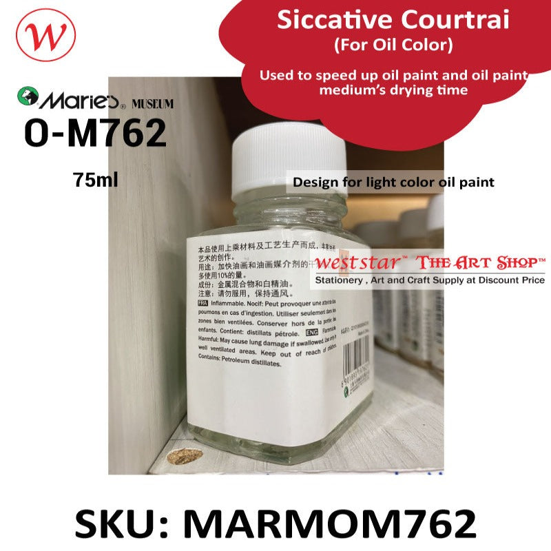Marie's Museum - Siccative Courtrai - O-M762 - 75ml | (For Oil Color)
