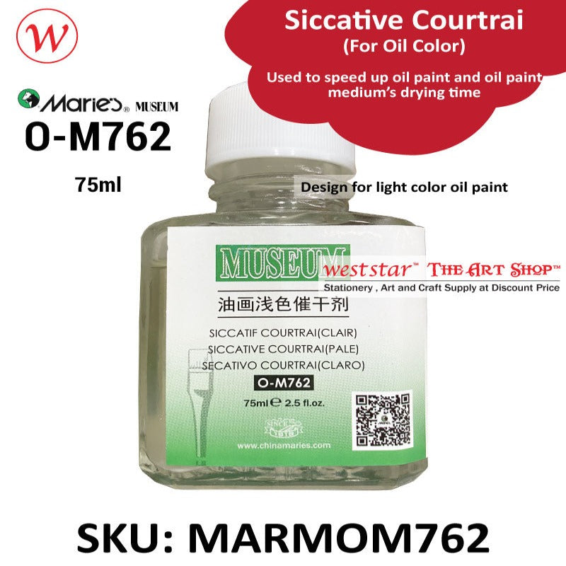 Marie's Museum - Siccative Courtrai - O-M762 - 75ml | (For Oil Color)