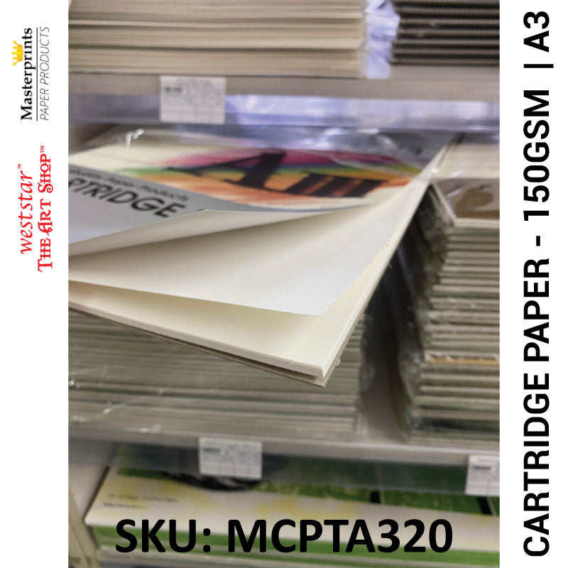 A3 Masterprint Cartridge Paper (20sheets) | 150gsm