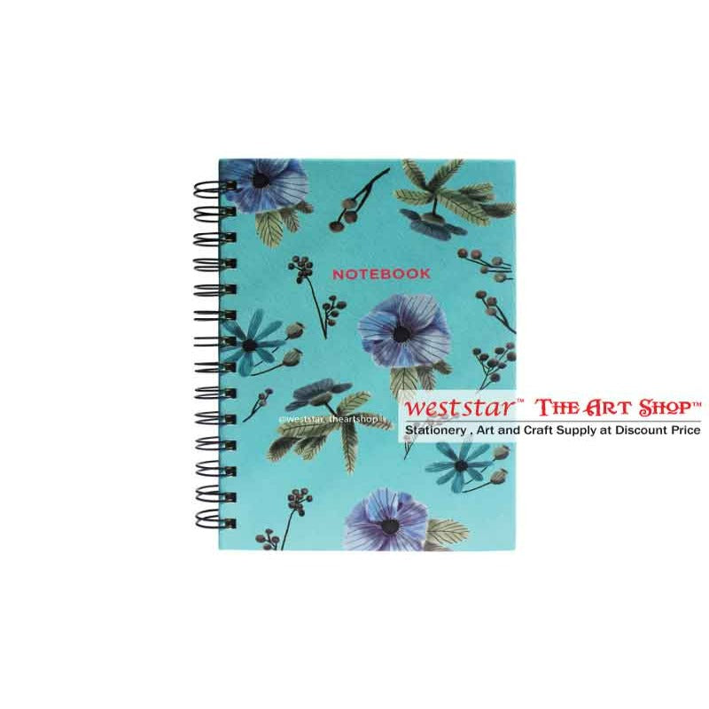 Masterprint Wire-O Note Book Floral