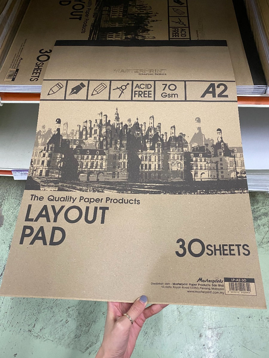 A2 Masterprint Layout Pad - 70gsm | 30 sheets