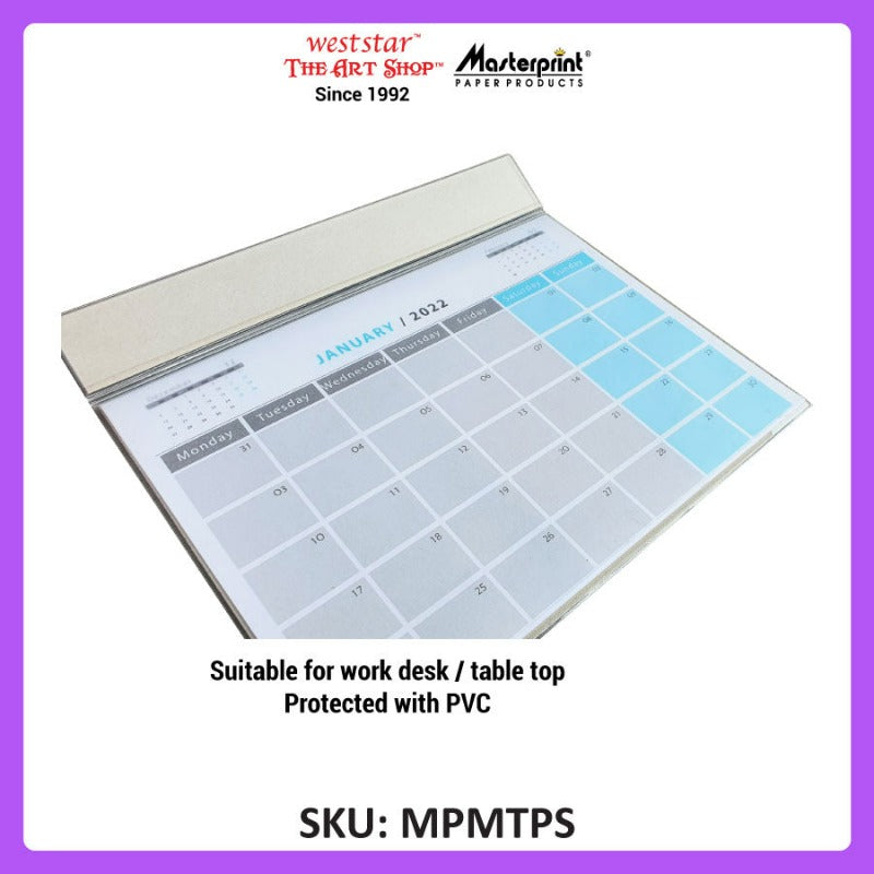 Masterprint Table Planner Small 2022