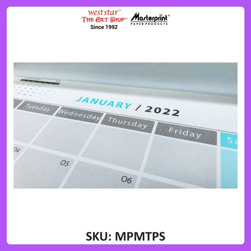 Masterprint Table Planner Small 2022