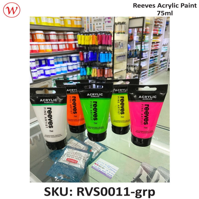 Reeves Acrylic Color - Fluorescent / Iridescent | 75ml