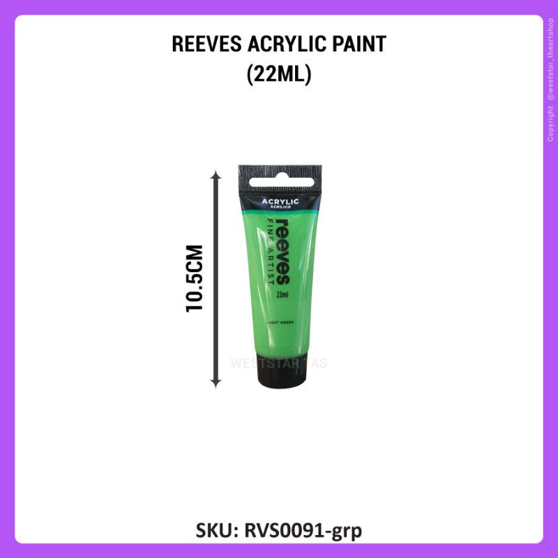 Reeves Acrylic Paint, Reeves Acrylic Color 22ml