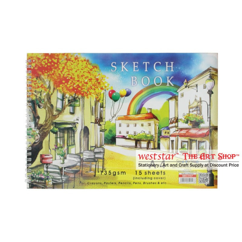 SBS 0157 Sketch Bk A4-135g