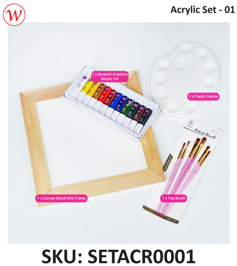 Beginner Acrylic  Set - 01