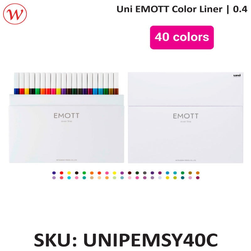 Weststar / The Art Shop  Buy Uni EMOTT Color Liner 0.4mm 40colors