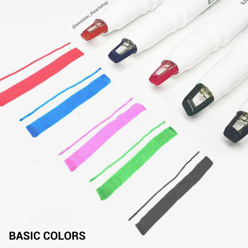 Uni Propus Window Highlighter 5 Colors Set