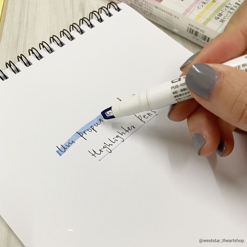 Uni Propus Window Highlighter 5 Colors Set