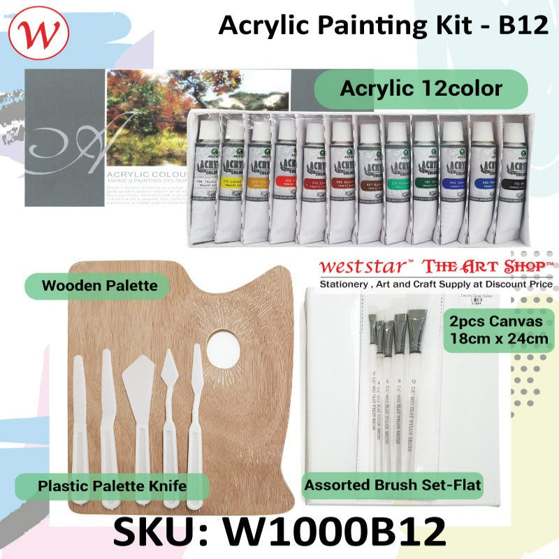 Weststar Acrylic Beginner 5pc Set -B (Marie's Acrylic)