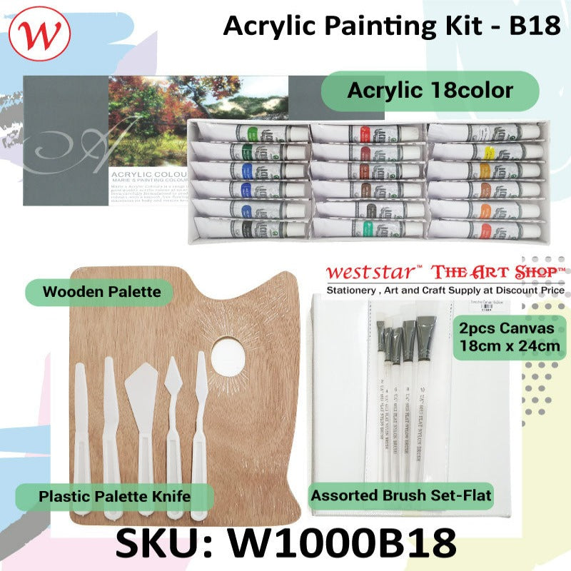 Weststar Acrylic Beginner 5pc Set -B (Marie's Acrylic)