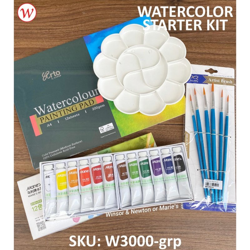 Watercolor Kit for Beginner / Hobbyist | Gift Set