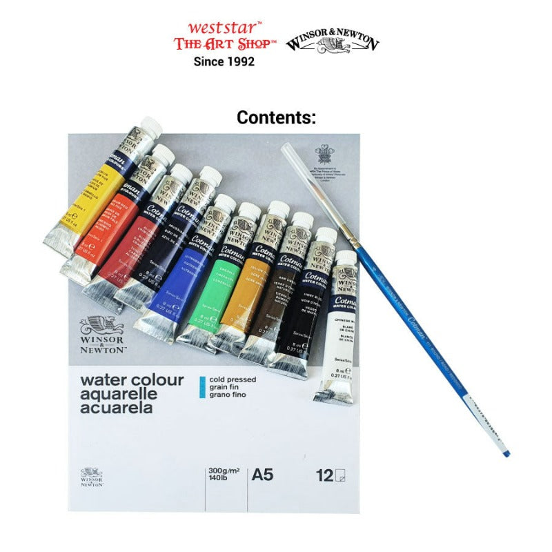 Winsor & Newton Cotman Watercolor Collection | 12pcs Set