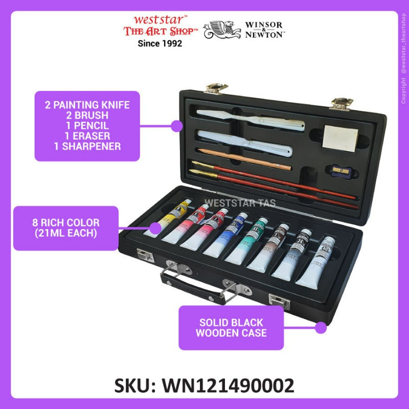Winsor & Newton Winton Oil Small Art Box | 15pcs set