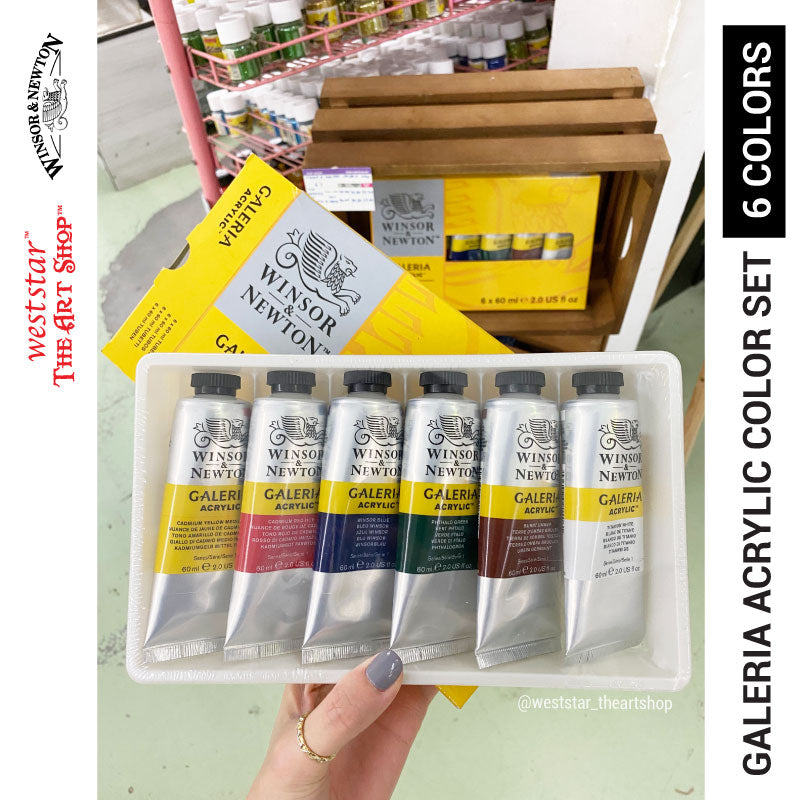 Winsor & Newton Galeria Acrylic Set | 6color x 60ml