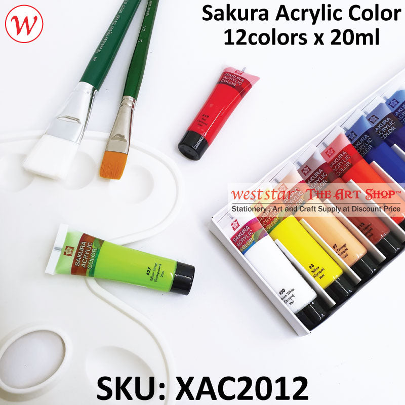 Sakura Acrylic 20ml (12 color set)
