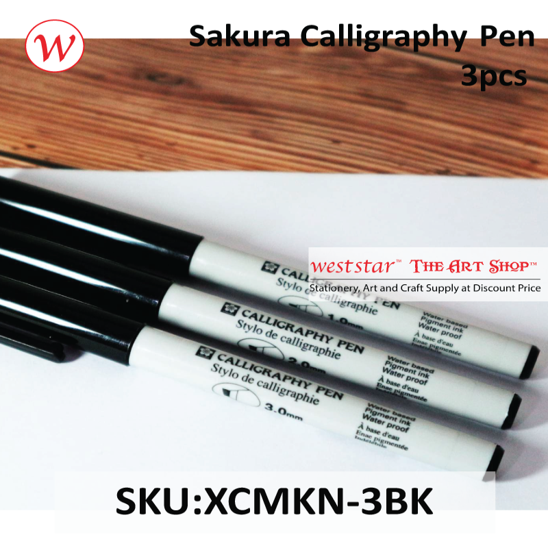 Sakura Calligraphy Pen | 3pcs