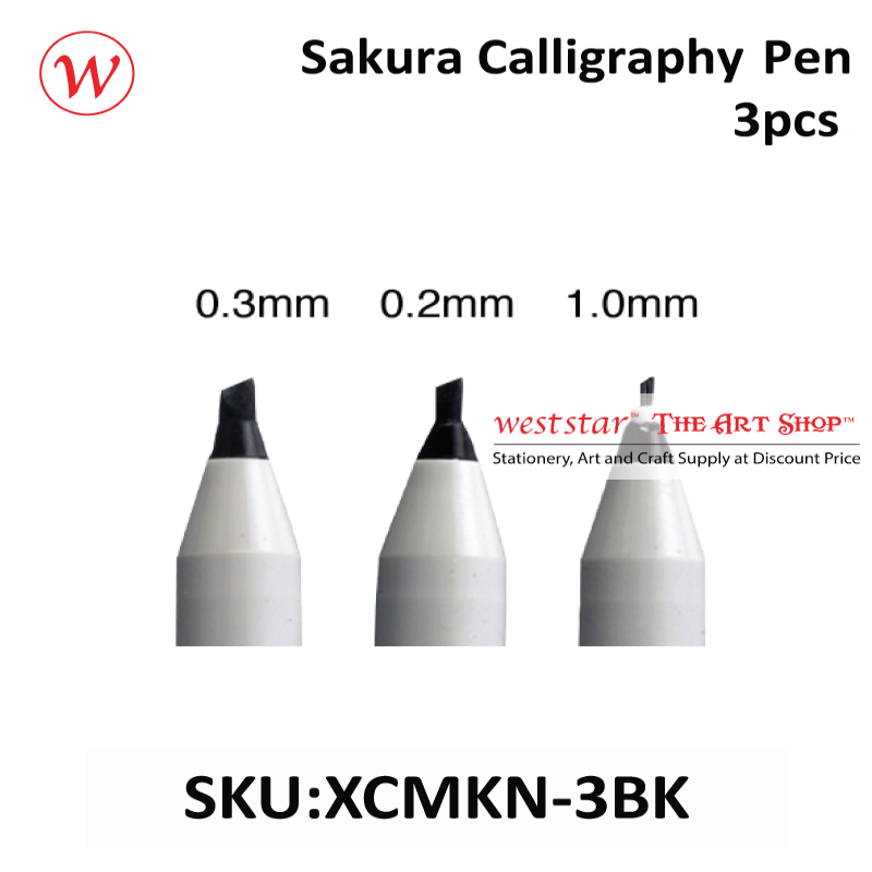 Sakura Calligraphy Pen | 3pcs