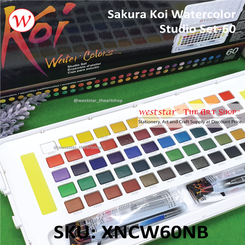Sakura Koi Watercolor Studio Set | 60 color