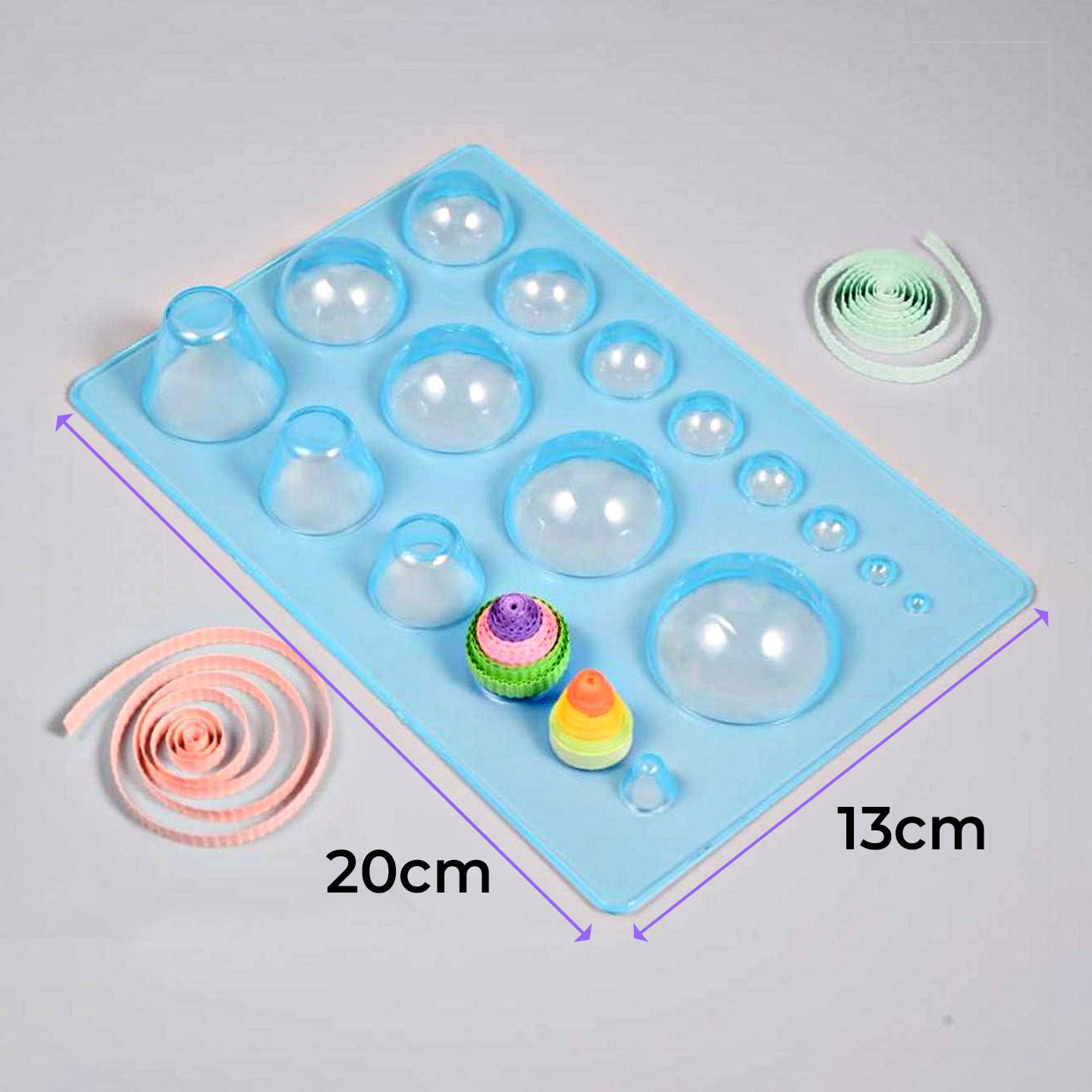 [WE-ARTS] 3D Paper Quilling Dome Mould (Shaping Board) Alat Quilling Kertas DIY Craft Tools