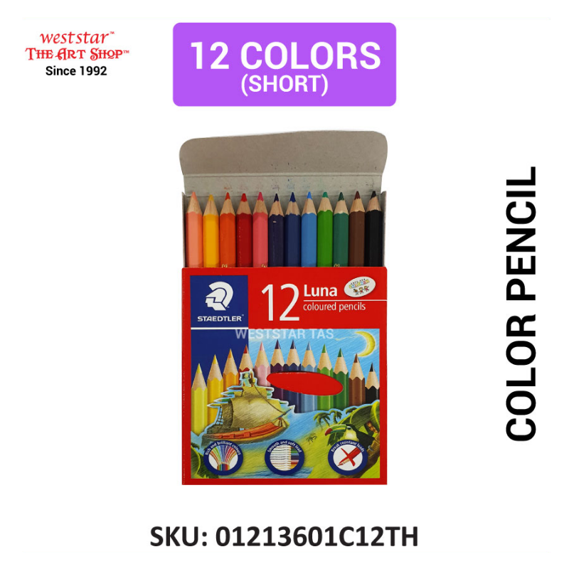 Staedtler Luna Color Pencil, Luna Coloured Pencils (12,24,36,48colors)