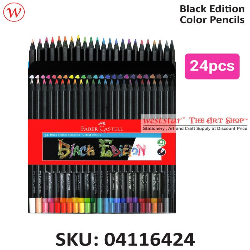 Faber-Castell Black Edition Color Pencil | 12pcs / 24pcs