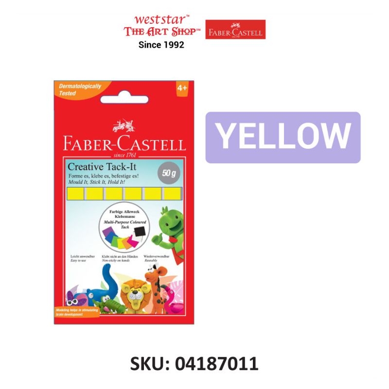 Faber-Castell Adhesive Creative Tack-It / Blu Tack (50g)