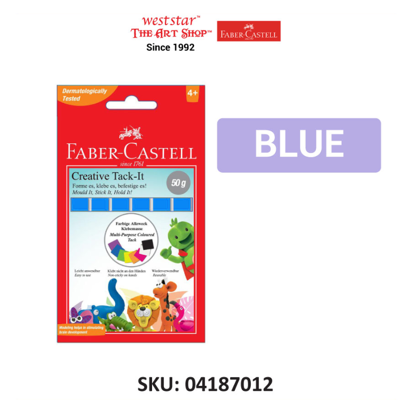 Faber-Castell Adhesive Creative Tack-It / Blu Tack (50g)