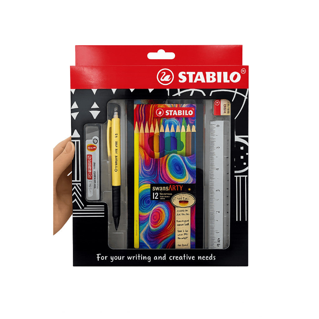 [WE-ARTS] STABILO Gift Set Value Pack Gift Set Stationery 1520/12GS1 Gift Set Stabilo Swan Arty Warna Pencil Murah