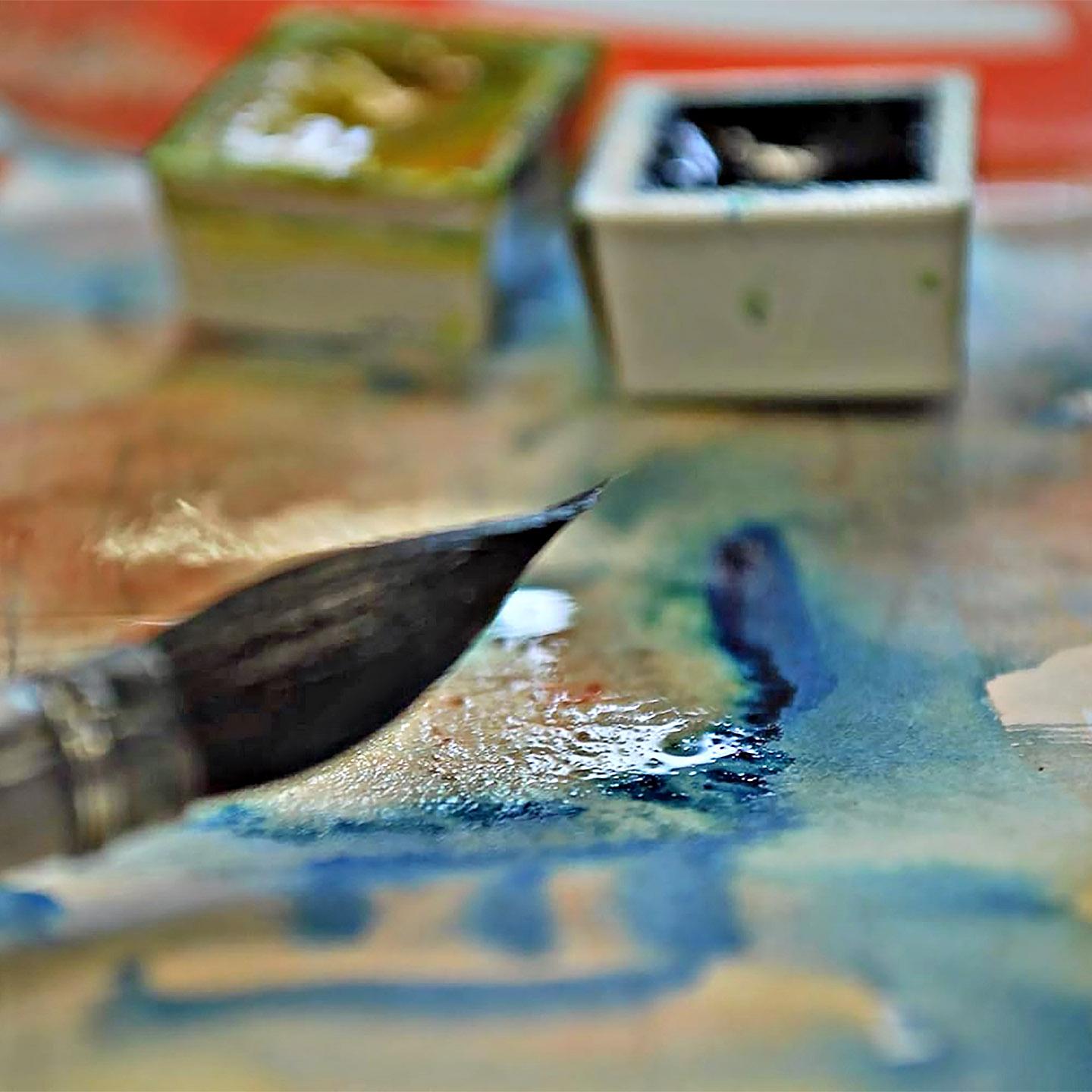 PEBEO Studio WATERCOLOUR ATELIER Metal Set Watercolour Paint