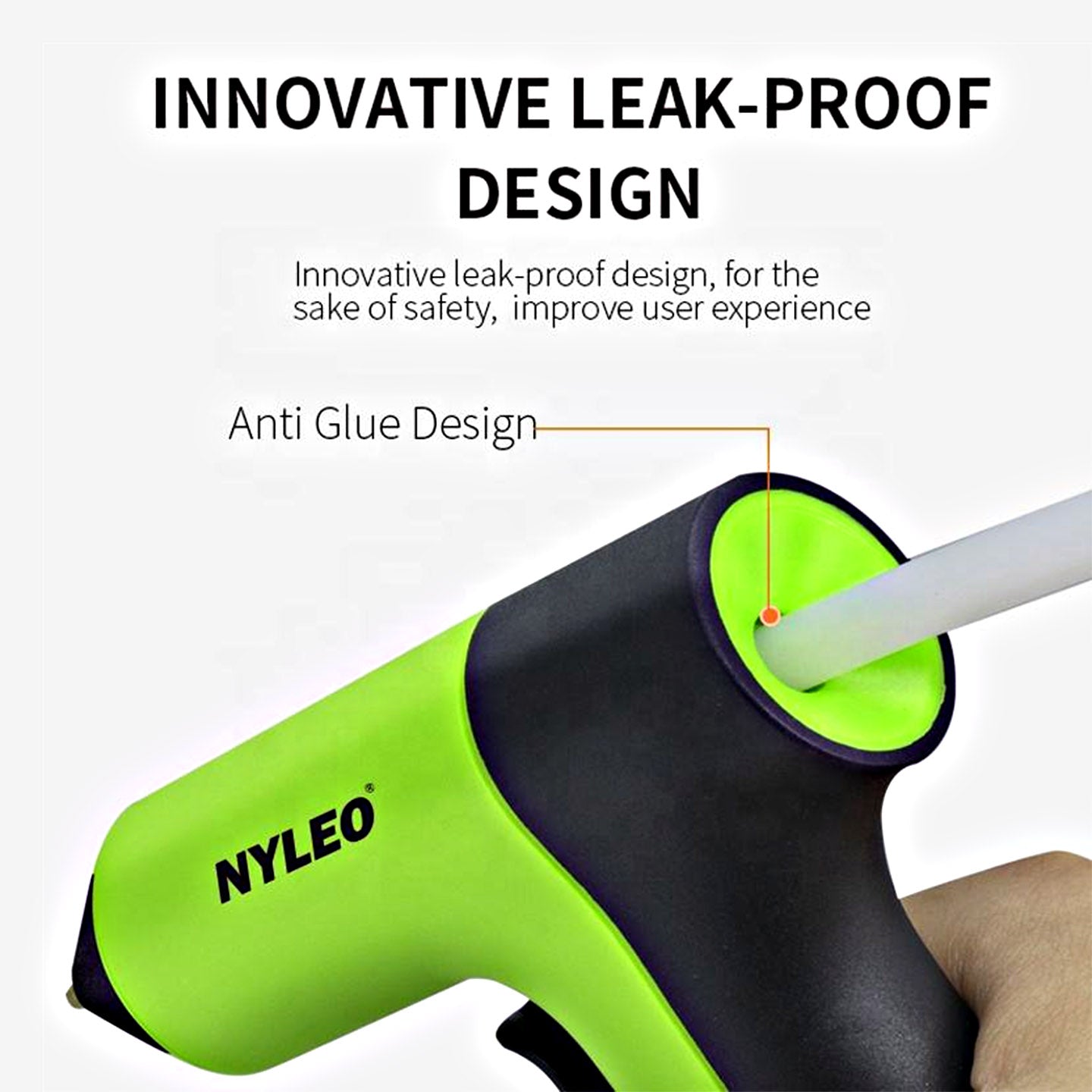 NYLEO Wireless Lithium Glue Gun NL246 / NL242 Cordless Glue Gun- Small Glue Gun