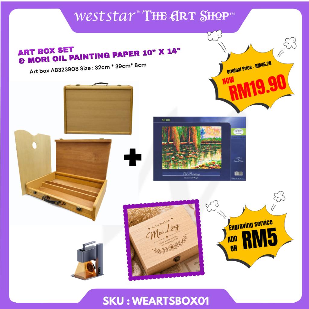 [WE-ARTS] Art Box Set with Mori Paper Oil Painting Paper MOTHERS DAY PROMO CAMPAIGN