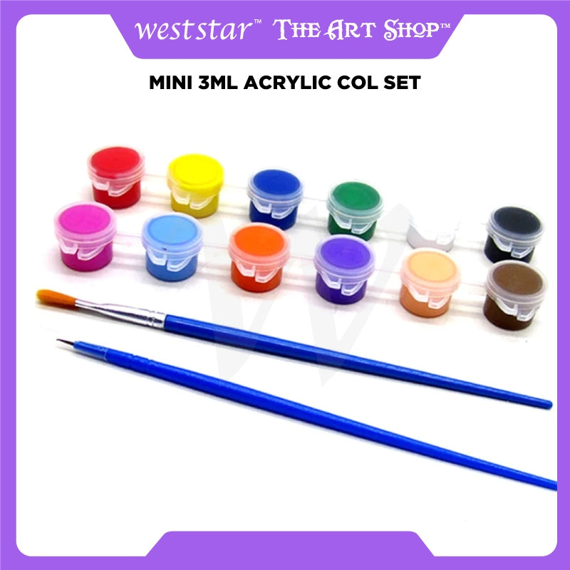 [Weststar] Mini 3ml Acrylic Col Set