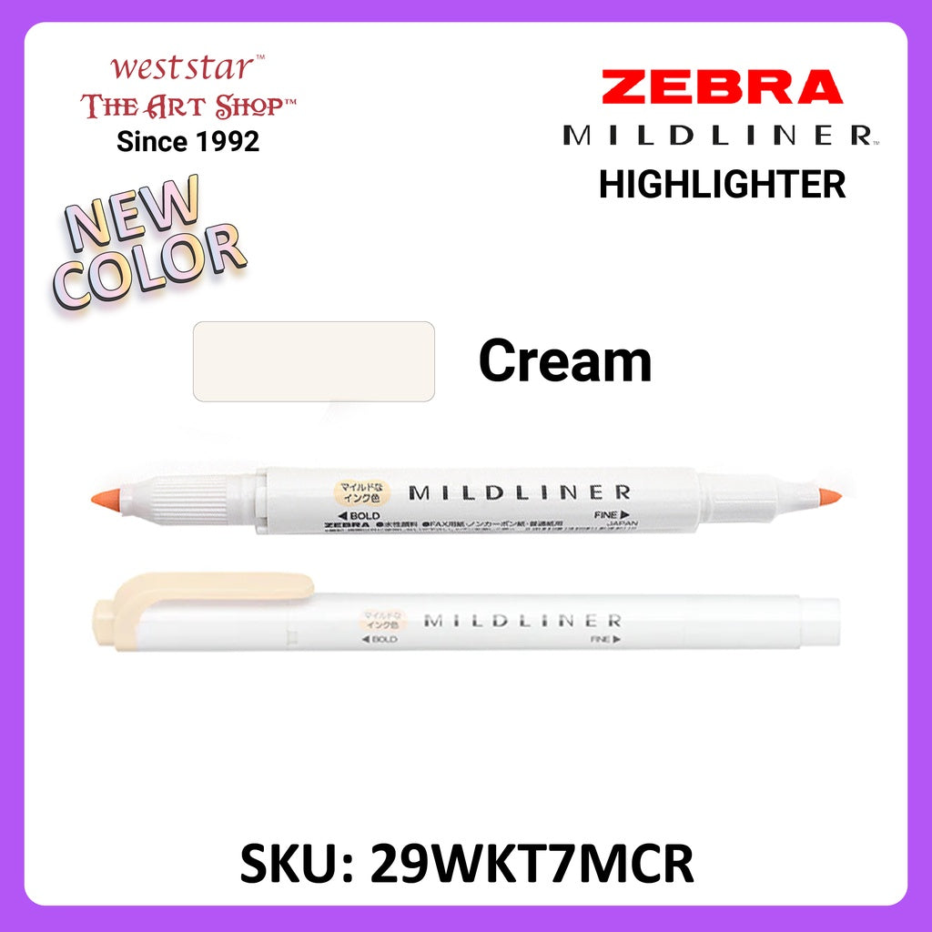 Zebra Mildliner Highlighter 2022 New color [Single, Set]