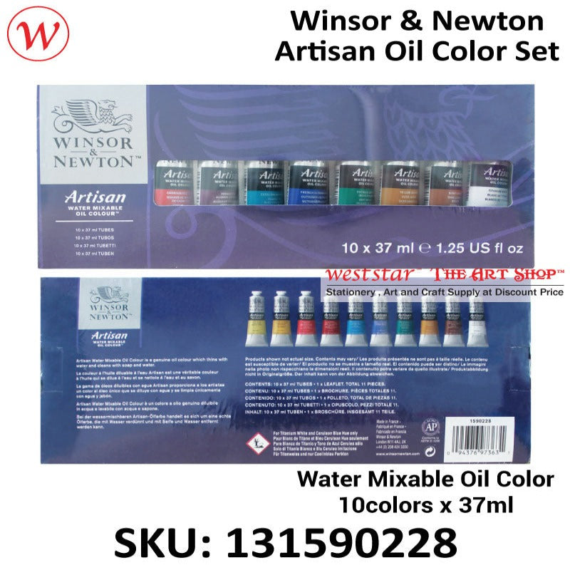 Winsor & Newton Artisan Water Mixable Oil Color Set - 37ml