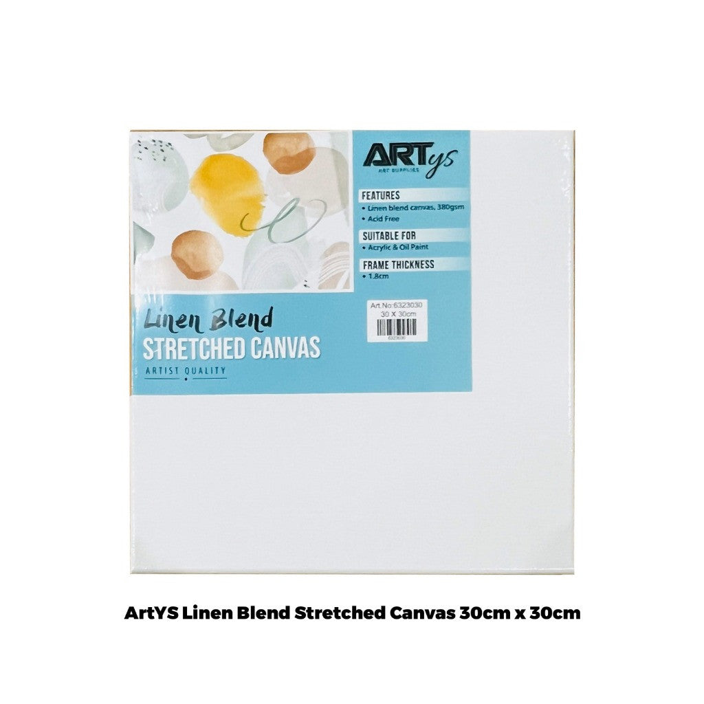 [WETAS] ARTYS Linen Canvas Linen Blend Stretched Canvas Linen Canvas for Acrylic Painting Oil Painting - 380g  (1/2)