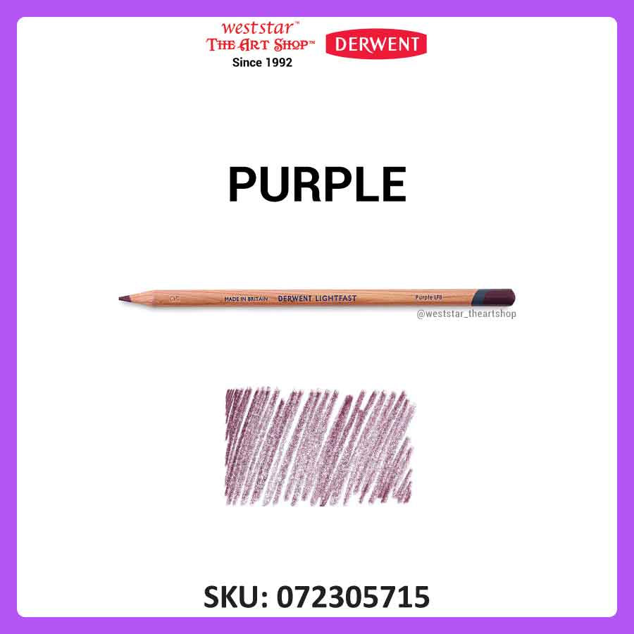 [Weststar TAS] Derwent Lightfast Color Pencil Refill - Single Piece (100 Colors)