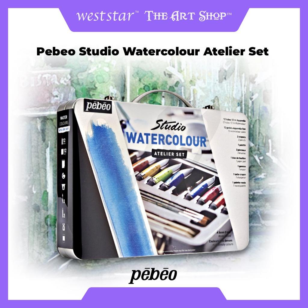 PEBEO Studio WATERCOLOUR ATELIER Metal Set Watercolour Paint