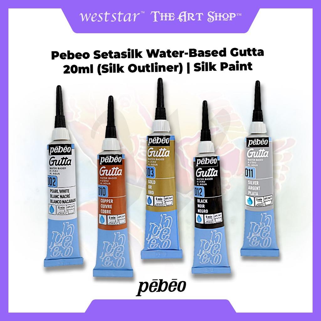 [WE-ARTS] Pebeo Setasilk Water-Based Gutta 20ml (Silk Outliner) | Silk Paint