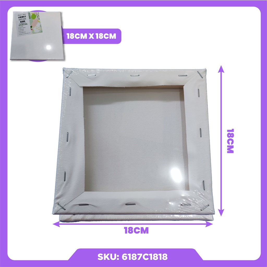 ARTYS ECO Stretched Canvas Painting Canvas Board (SQUARE)