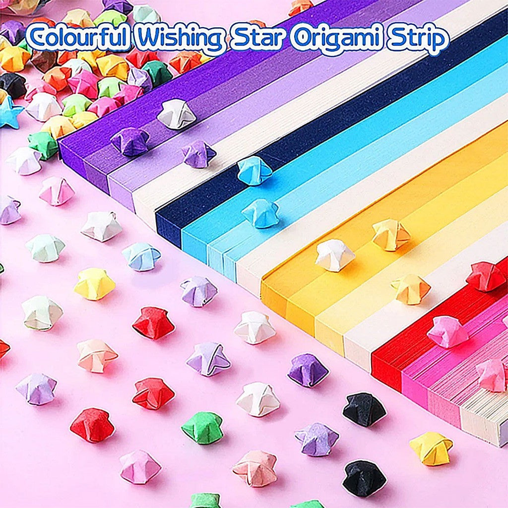 [WE-ARTS] Star Paper Strips Colorful Paper Stars Origami Paper Handcraft Origami Paper 星星纸 Kertas untuk buat bintang