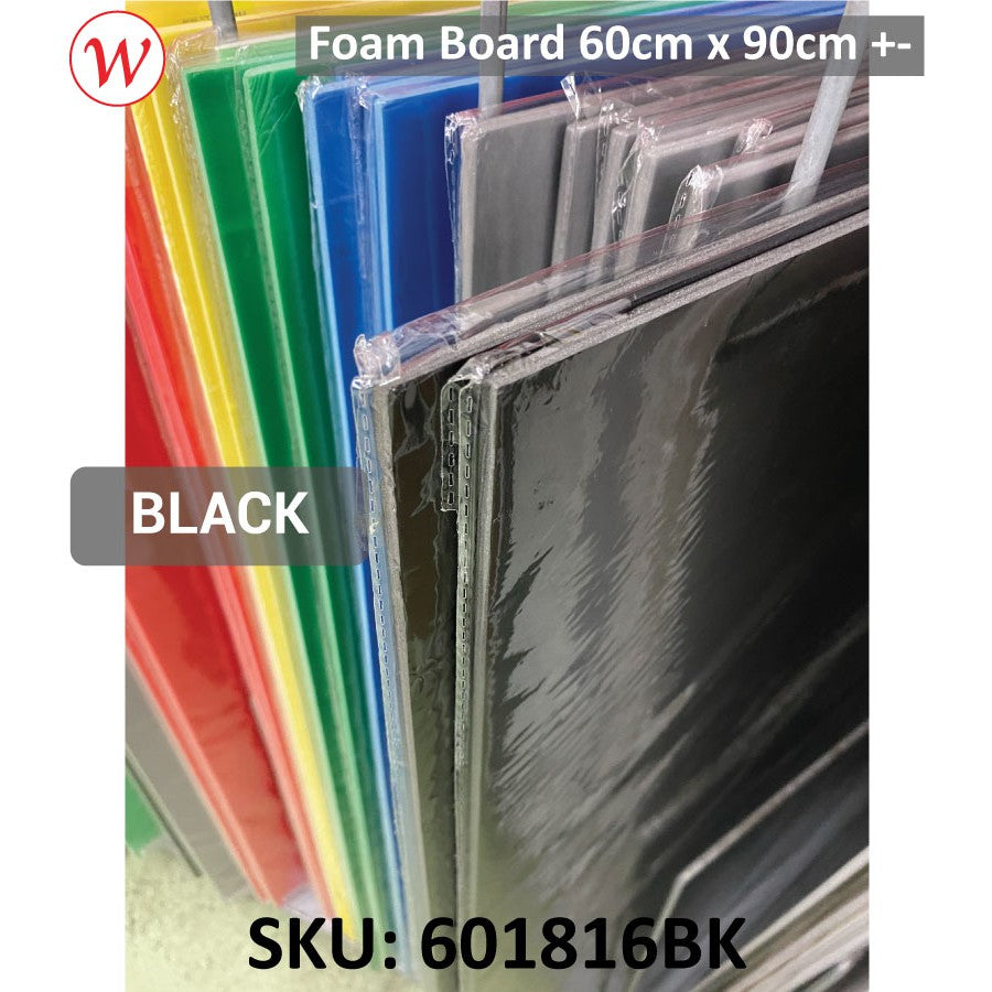 [Weststar TAS] NORMAL Compress Foam board 60cm x 90cm +- (5mm), White and Color Foam Board