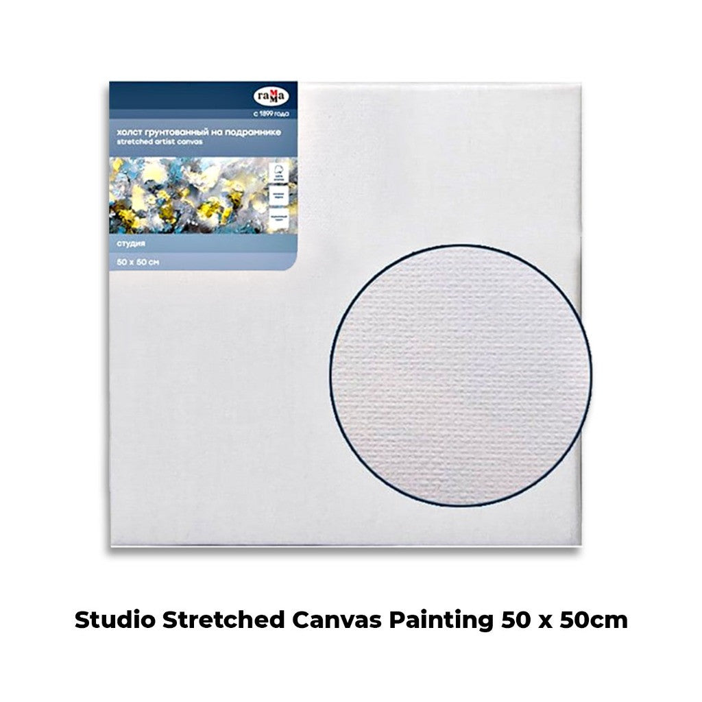 Studio Stretched Canvas Painting Canvas Art for Acrylic & Oil Paint ( 280g ) - CLEARANCE