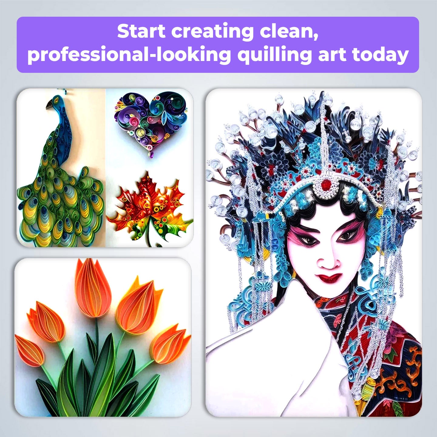 [WE-ARTS] Paper Quilling Tool Set Quilling Pen Set  Alat Quilling Kertas  DIY Craft Tools - 5pcs/set