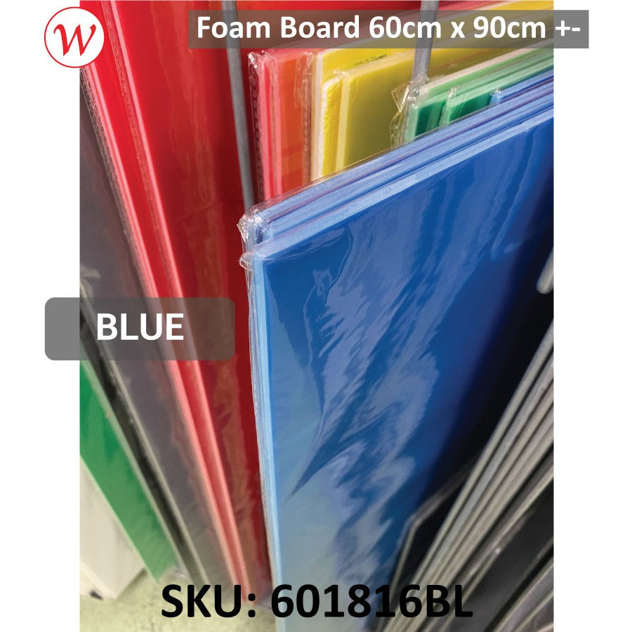 [Weststar TAS] NORMAL Compress Foam board 60cm x 90cm +- (5mm), White and Color Foam Board