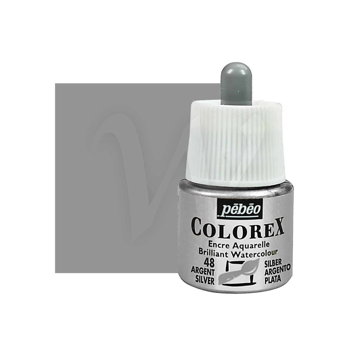 PEBEO Colorex Watercolor Ink 45ML Silver & Gold (Special colour)