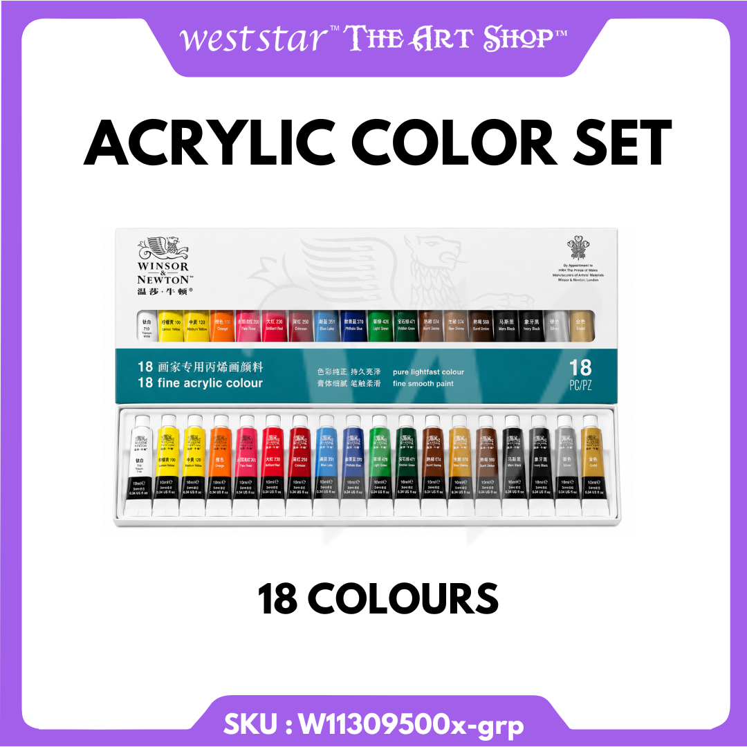 Winsor & Newton Acrylic Paint Set / Acrylic Colour 10ml *SUPER DEALS*